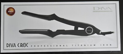 DIVA  CROC PROFESSIONAL TITANIUM  1.5 inch FLAT IRON