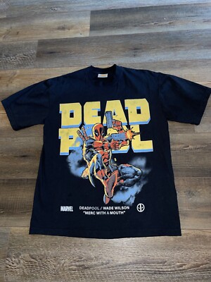 Marvel Deadpool RARE PROMO GRAPHIC Shirt Mens Medium