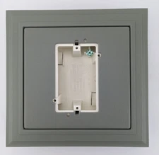 Vinyl Siding Mounting Block Electrical Outlet Box Universal Fit  Green Gray #886