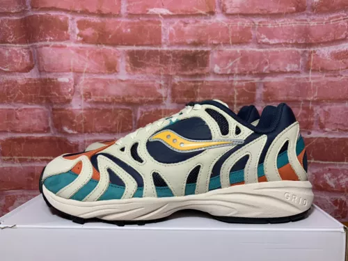 SIZE 5.5 MEN'S SAUCONY GRID AZURA 2000 CHANGING TIDES WHITE BLUE S70644-3 NEW