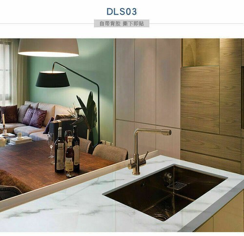 60CM x 10M Marble Contact Paper Oil Proof Wallpaper Film Self-Adhesive Sticker - Picture 21 of 39