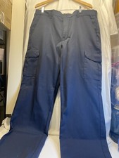 red kap blue cargo work pants size 40x34 new