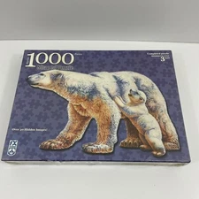 Polar Bear Parenting FX Schmid 1000 Pcs Jigsaw Puzzle New Sealed Vintage 2001