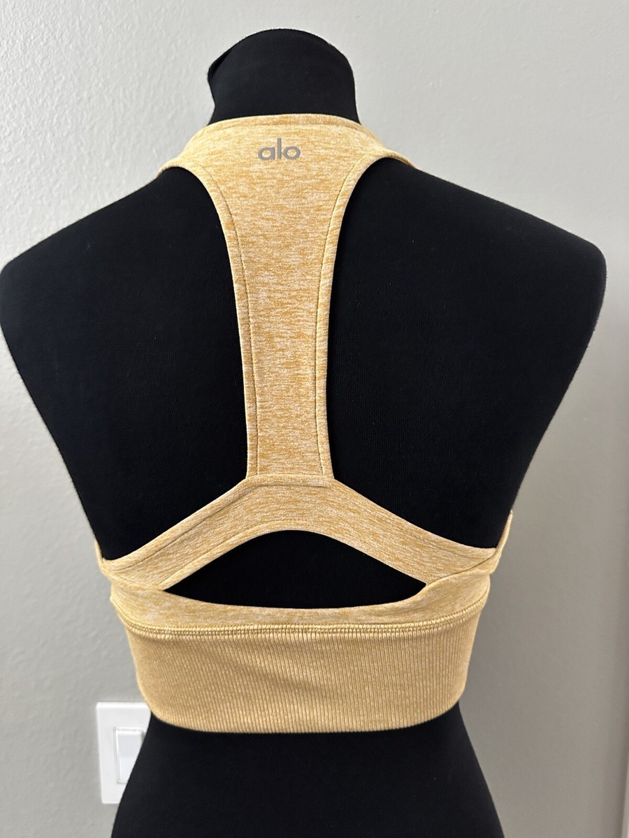 Alo Yoga Alosoft Serenity racerback top sports bra small