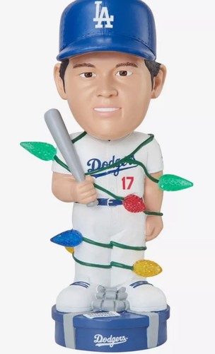 Shohei Ohtani Dodgers Bobblehead Light Up Christmas FOCO New