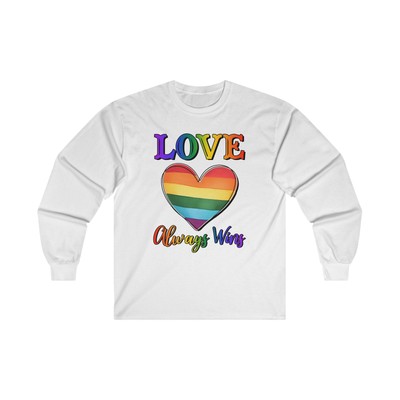 love always wins men and women Unisex Ultra Cotton Long Sleeve Tee gift