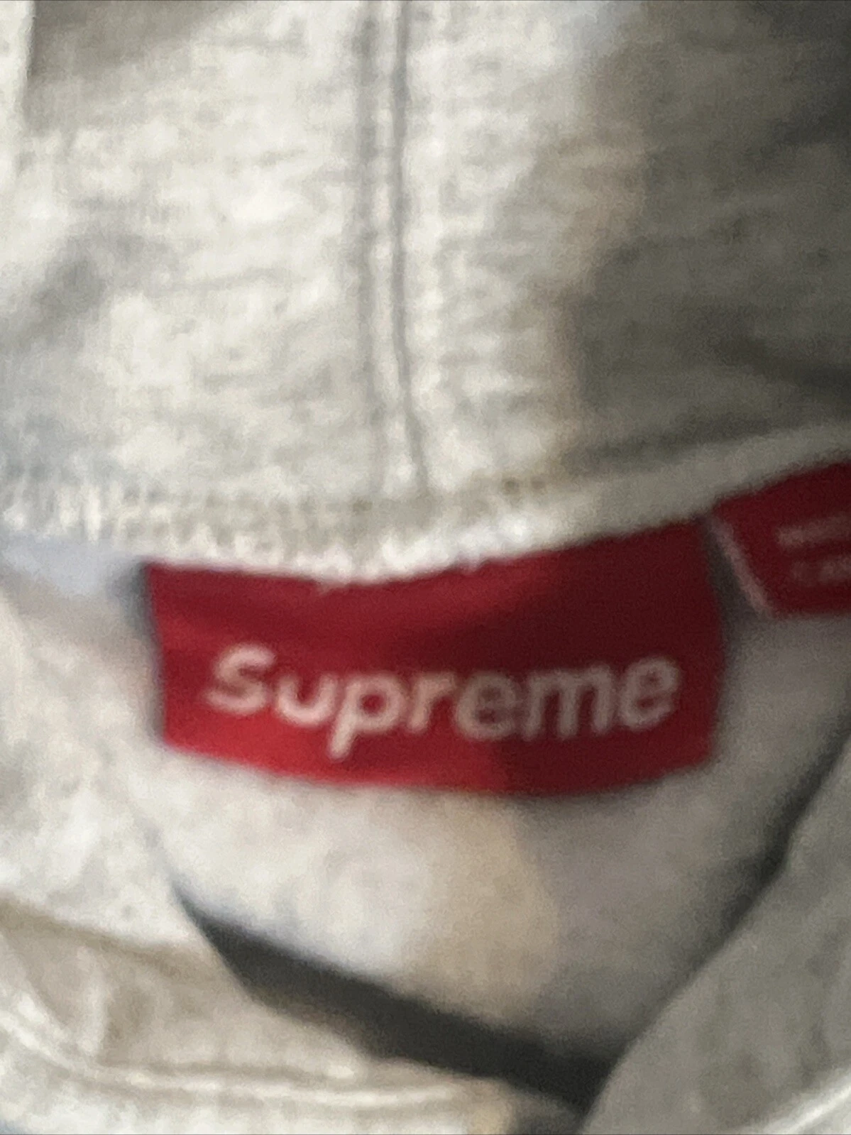 Felpa con cappuccio Supreme Soup Can grigio cenere taglia media made in Canada