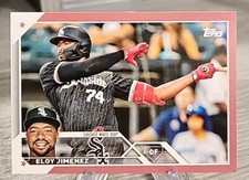 Eloy Jimenez 2023 Topps Series 2 Mother's Day Pink /50 #537 White Sox/Blue Jays 