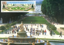MAXIMAPHILIE CARTE MAXIMUM PREMIER JOUR / FLORE 01LES JARDINS DE VERSAILLE 2001