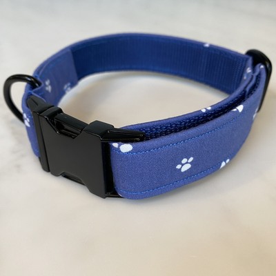matte black dog collar