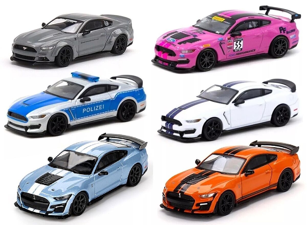 Mini GT Tarmac - Ford Mustang GT GT4 Shelby GT350 - Works Mini GT Tarmac - Ford Mustang GT GT4 Shelby GT350 - Works