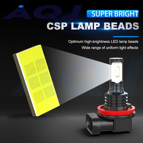 For Toyota Tundra 2014-2021 LED Headlight High Low Fog Light Bulb Super White - Picture 15 of 15