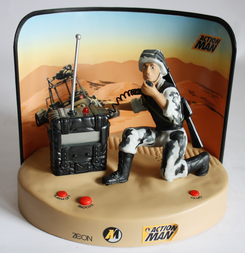 ハペ　ラペ　10g アマゾンシャーマン ULTRA RARE 1996 ACTION MAN FIGURE DIGITAL CLOCK ALARM HASBRO NEW