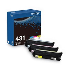 Brother TN431 3-PK Toner Cartridge Cyan Magenta Yellow HL-L8260CDW HL-L8360CDW