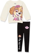 Nickelodeon Girls Paw Patrol Skye Sweatshirt  Legging 2-piece Bundle Set