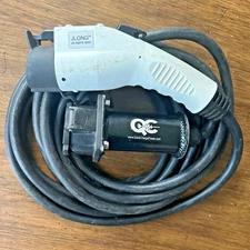 Jlong J1772 Extension Cord Type 1 EV Charger Cable 40 Amp Charging J-Long 20ft