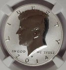 2014w NGC PR70 SILVER KENNEDY HIGH RELIEF-REVERSE PROOF EARLY RELEASE
