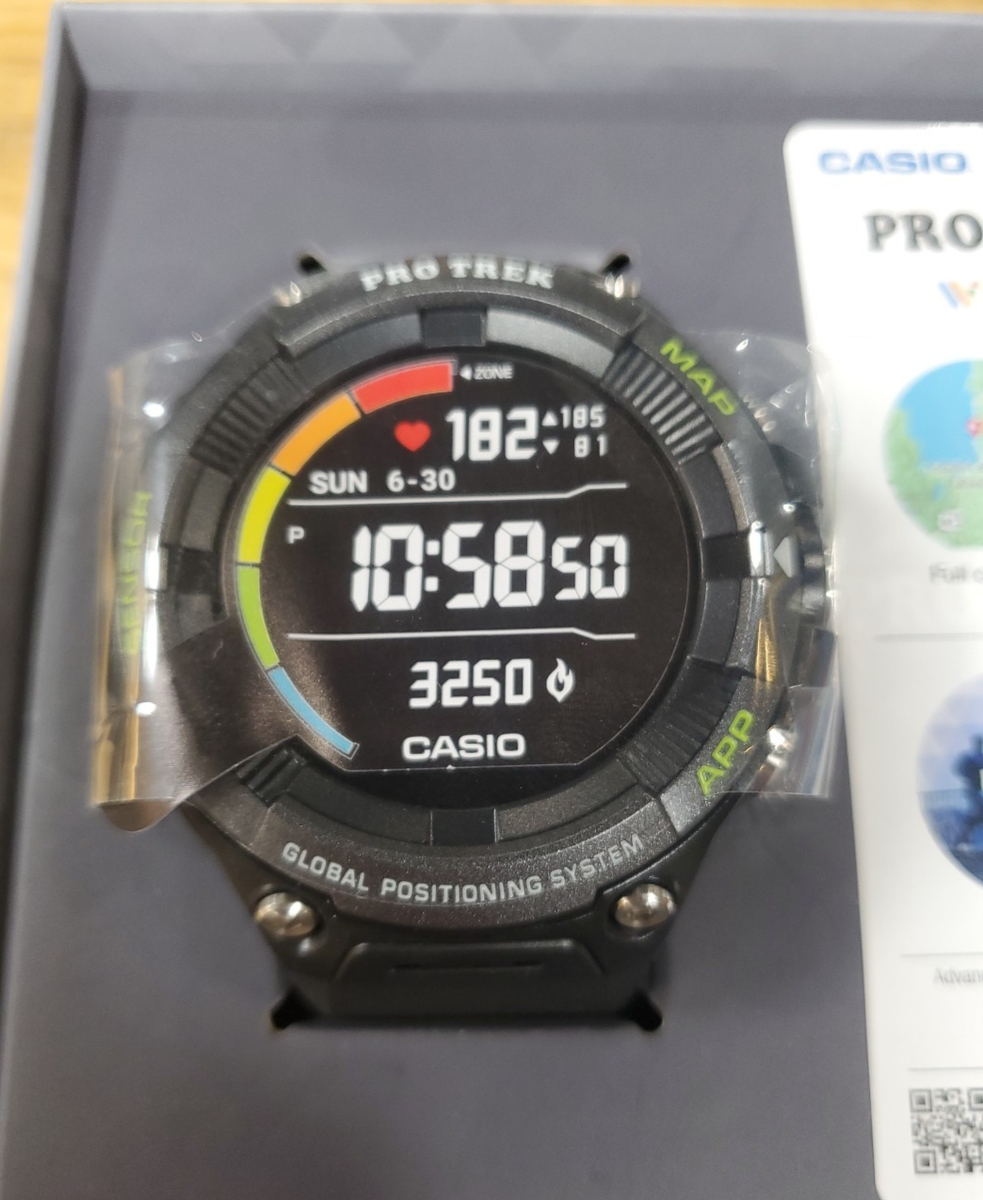 Casio Pro Trek Wsd-f21hr-bk Smart Outdoor Watch Android