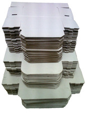 4x3x3 White Corrugated Shipping Mailer Packing Box Boxes 4" x 3" x 3" 50/bundle