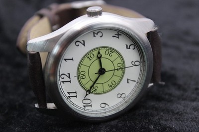 Vintage Herren Armbanduhr Quarz Pilot Uhr Atlas