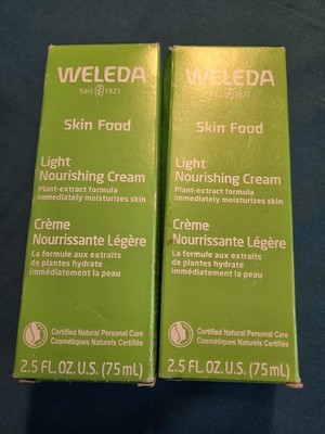 New WELEDA Skin Food Light Nourishing Cream Duo. 2.5 Oz.           #230
