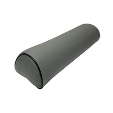 Pillow Gray Back Relief Half Semi Round Moon Support Lumbar Leg Knee Bolster Big