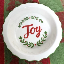 Robert Stanley Home Collection Christmas "Joy" Small Candy Dish/Baking Dish
