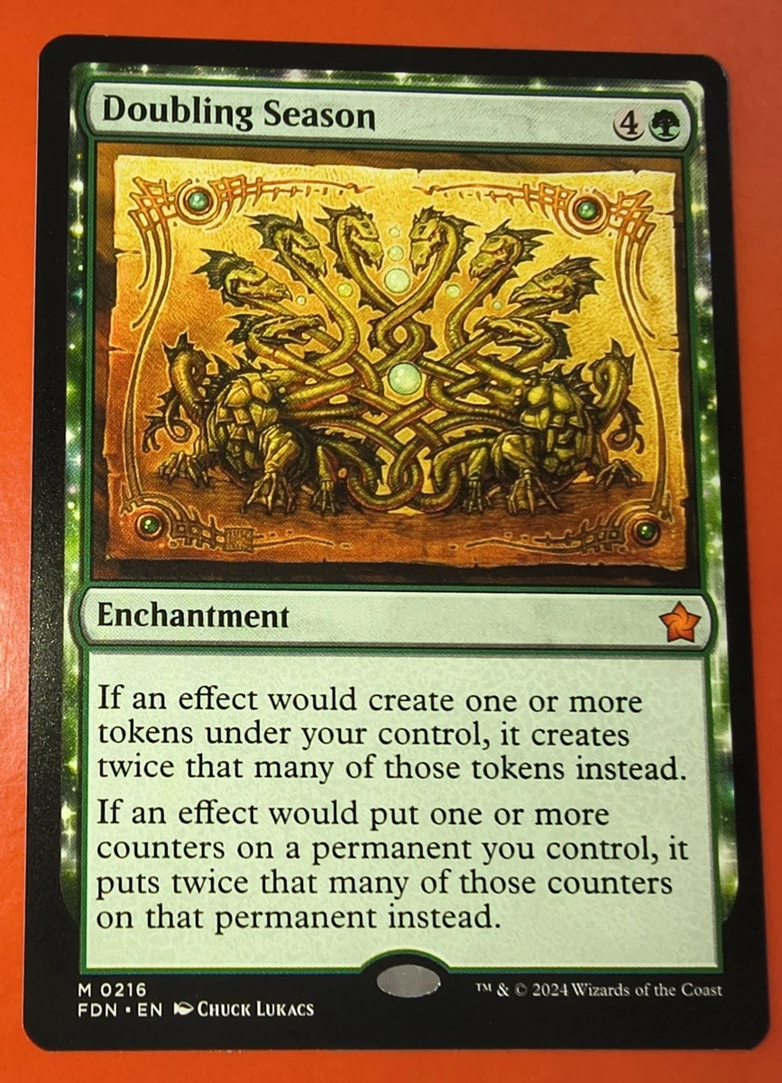 Doubling Season Magic: The Gathering Individual Trading Card Games