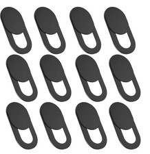 CaseHQ Laptop Camera Cover Slide, 12 Pack Ultra-Thin Webcam 12Pack black