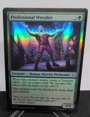 MTG Professional Wrestler C 0110 Common Foil Spiderman SPM NM Versandkostenfrei