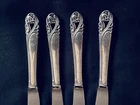 4 Knives Spring Glory by International Sterling Silver 9 1/4” Dinner Knife