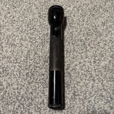 Mag-Lite Flashlight 3 D Cell Black MagLite 3D USA 12-3/8'' Needs Batteries TESTED