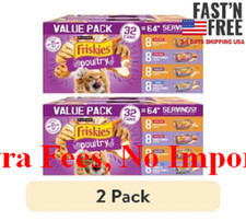 Purina Friskies Gravy, Meaty Bits and Filets, Cat Food, 5.5 oz, 32 Pack x 2 Pack