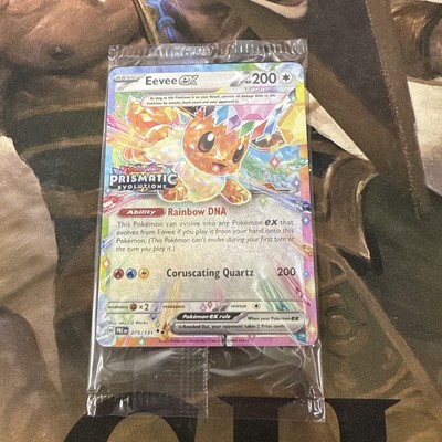 Pokémon Prismatic Evolutions Surprise Box Eevee Stamped Promo - SEALED