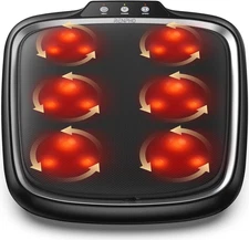 Shiatsu Foot Massager with Heat Deep Kneading for Plantar Fasciitis & Relaxation