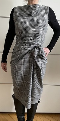 Etuikleid Lavin  36  / T38 Wolle Glencheck Designerkleid