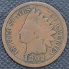 1892 G-VG   Indian Head Cent