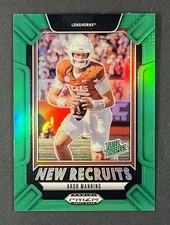 2025 Panini Prizm Draft Picks #22 Arch Manning New Recruits Green