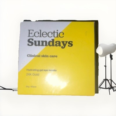 Eclectic Sundays 24K Gold Hydrating Gel Eye Mask 60 pcs 