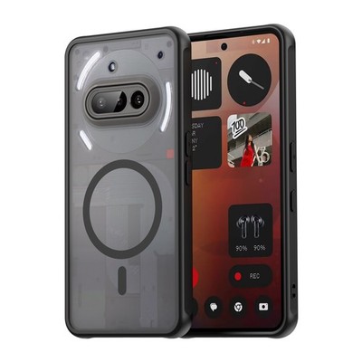 Matte Case Magsafe Hülle für Nothing Phone 3A Schutzhülle Passgenau Schwarz