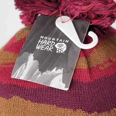 NEW Mountain Hardwear Gas Station Eco Pom Beanie Cocoa Red  display picture 2