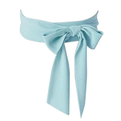 Damen Langer Chiffon Gürtel Mit Taillenschleife Für Cocktailparty Und Hochzeit - Bild 1 von 4