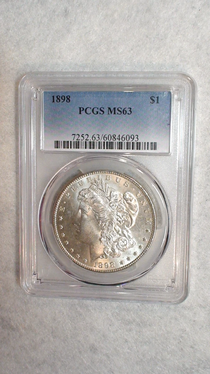MS 63 Graded 1898 Year Morgan US Dollars (1878-1921) for sale | eBay