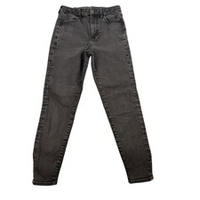 American Eagle Ne x t Level Stretch Skinny Jeans Women 6 Short Black HighRise
