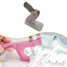 Tabletop Snap Button Pliers Press Fastener Tool for DIY Crafts Coat Clothing