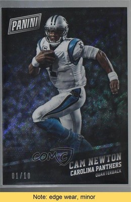 2017 Panini Black Friday Rapture 1/10 Cam Newton #16 READ 0s3