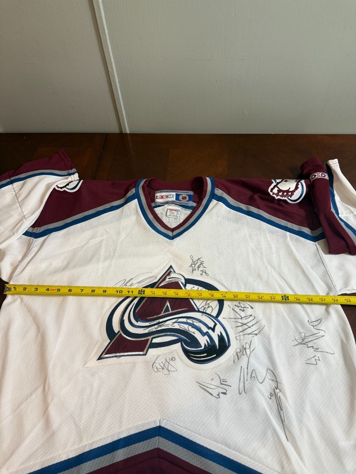 Rondelle De Hockey Signée Alex Tanguay Colorado Avalanche - Avec Hologramme Topps, Originale, Pièce Collector