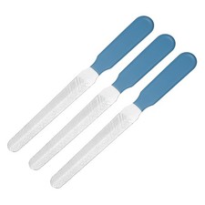 5.5x0.6" Stainless Steel Pet Nail File, Blue, 3 Pcs 