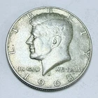 1968-D Kennedy Half Dollar 40% Silver, Circulated Coin #7196