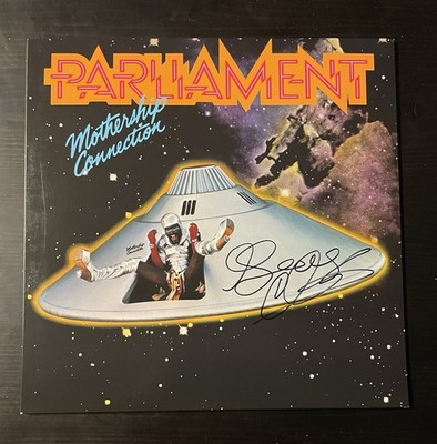George Clinton Signed Parliament Mothership Connection LP Vinyl Autographed